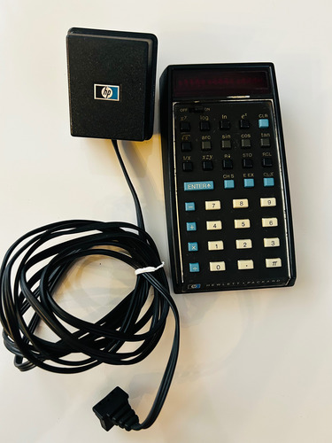 Calculadora Científica Hp-35 Com Fonte Original Raríssima!! Preto (Usado)