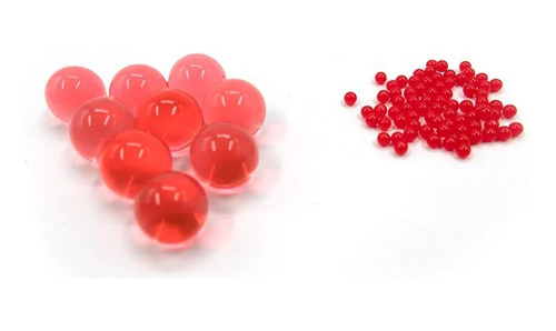 250 Gr Perlas Hidrogel Rojo Decoración 7-8mm Orbeez Perlas