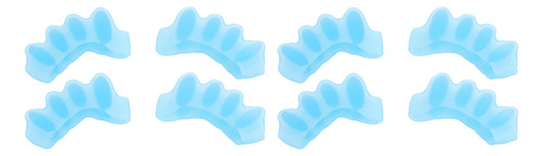 Separador De Dedos De 8 Piezas De Silicona, Diseño Ergonómic