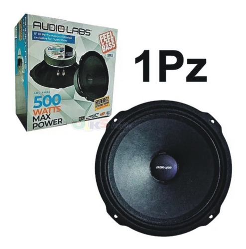 Medio Rango De 8 Open Show Spl 250w Rms Audiolabs Adl-8mr2