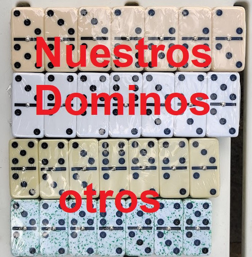 Juego Domino Jumbo Piedra Grande Grueso Equipo De Beisbol