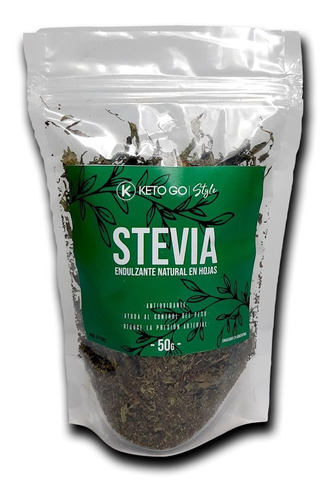 Stevia En Hojas (paraguay) X 50g ( 2 Unidades) 100% Natural