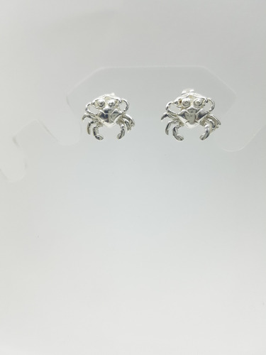 Aretes De Cangrejo Plata Ley .925