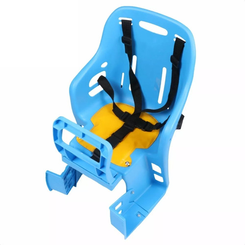 Asiento Trasero Bicicleta Para Bebes Silla Bicicleta Niños Color Azul