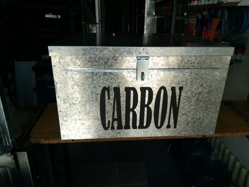 Imagen 9 de 10 de Cajon Baul Carbonero Organizador Para Carbon