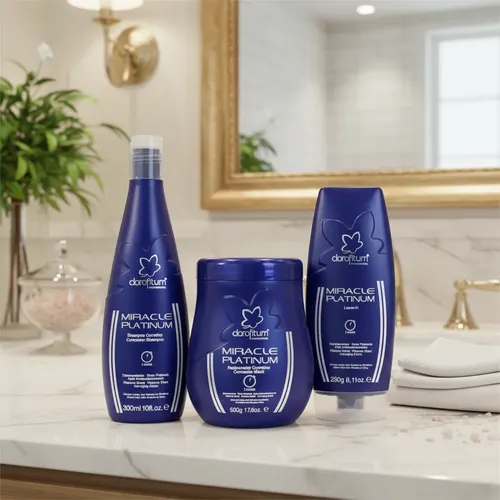 Kit Matizador P/ Mechas Shampoo 300ml + Mascara 500g + Leave