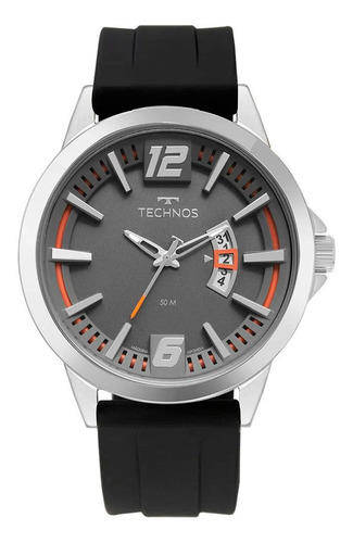 Relógio Technos Prata Masculino Racer 2117lcts/2c