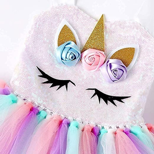 Vestido Unicornio De Lentejuelas, Vestido Tutú Diadema Niñas | Meses sin intereses Vestido Unicornio De Lentejuelas, Vestido Tutú Diadema Niñas | Meses sin intereses