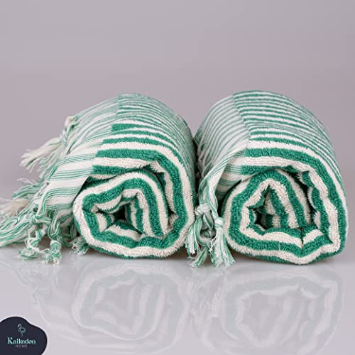 Juego De 2 Toallas De Mano Y Baño De Algodón Orgánico