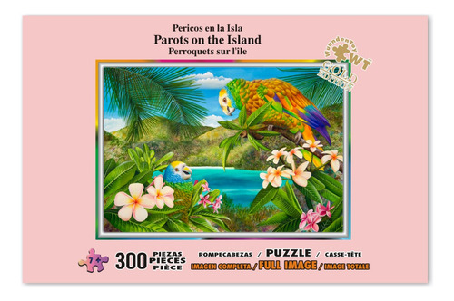 Rompecabezas Wuundentoy Gold Edition Aves De La Isla 300 Pzas