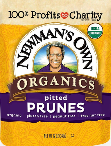 Newman's Own Organic Pitted Prunes 340 G