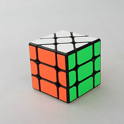 Cubo Mágico Fisher V2 3x3x3 Negro Velocidad Color De La Estructura