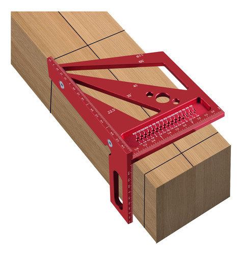 Regla De Medición Miter Engineer Triangle Measure Para