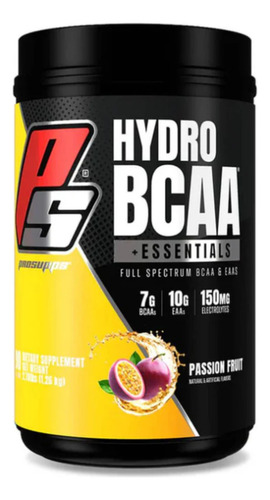Prosupps Hydro Bcaa 90 Servicios Sabor Fruta De La Pasion 1.26 Kg