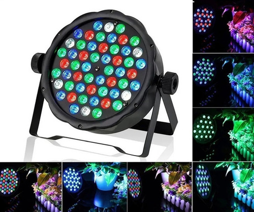 Imagen 2 de 5 de Protón Tacho Led 54 Led Luminosidad Rgbw Dmx
