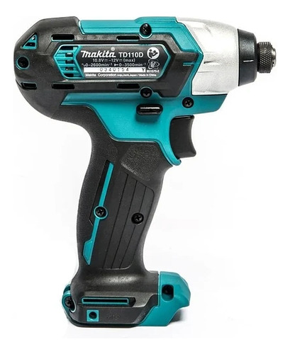 Atornillador de impacto inalámbrico Makita TD110DZ turquesa