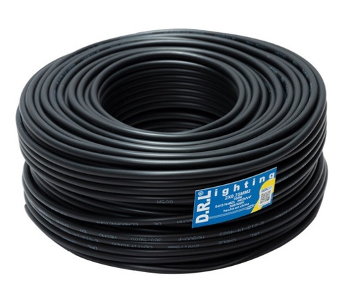 Cable Cordón Eléctrico 2x0.75 Mm2 Rollo 25 Mt