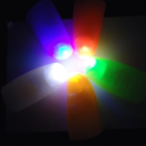 Luces De Dedo Trucos De Magia Luz De Pulgar Luz Multicolor