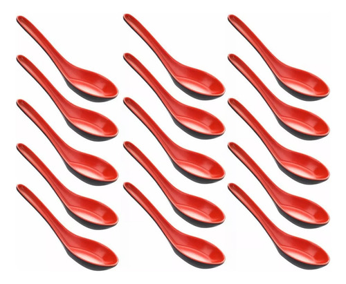 Baidai 15 Cucharas De Melamina Asiática, China, Won Ton, Xl