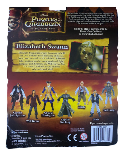 Figura Elizabeth Swann Piratas Del Caribe Zizzle 10 Cm