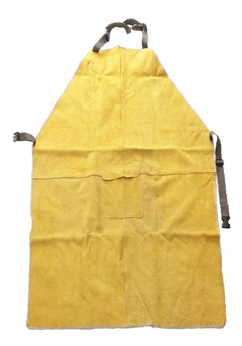 Delantal De Protección De Soldadura Amarillo 90x60cm 