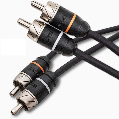 Cable De Audio Rca Macho A Macho, 2 Canales/15 Pies