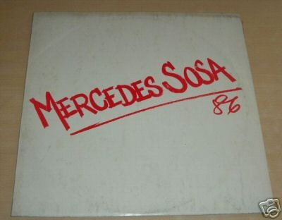 Mercedes Sosa 86  Vinilo Argentino