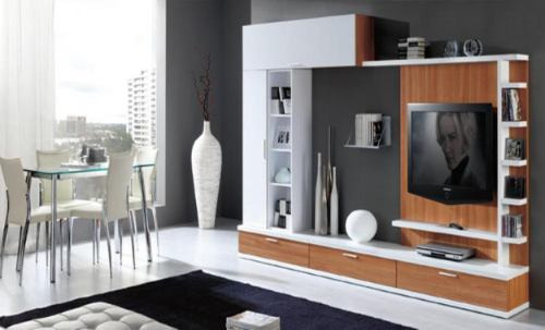 Modulo Mesa Lcd Led Dvd 3 Cajones Mas Repisa Estante.