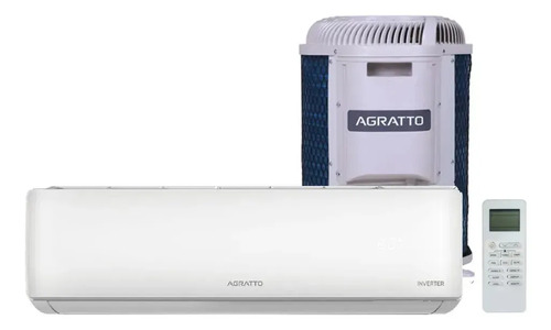 Ar Condicionado Split Hi Wall Inverter R-32 Zen Agratto 9.000 BTUs Só Frio Monofásico