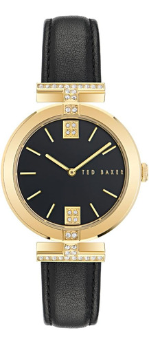 Reloj Ted Baker Para Mujer Con Correa De Cuero Vegano Negro 