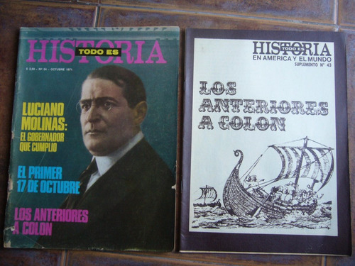 Todo Es Historia 54 / Los Anteriores A Colón Luciano Molinas