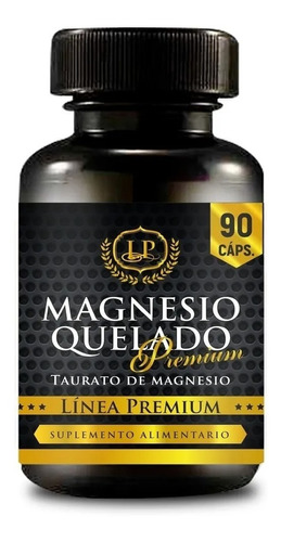 Taurato De Magnesio X 90 Cáps. Libre De Excipientes, 3 Meses