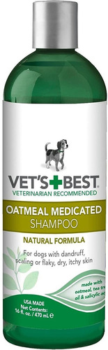 Vet's Best Medicated Avena Champu Para Perros | Calma La Pi