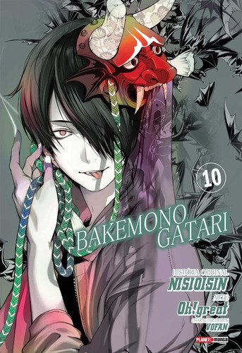 Bakemonogatari Vol. 10, de Nisioisin. Editora Panini Brasil LTDA, capa mole em português, 2021