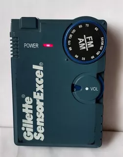 Radio Portátil Gillette Sensor Excel - Funcionando Remate