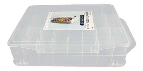 Caja De Plástico De 46 Rejillas, Contenedor De