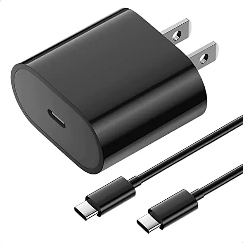 Cargador rápido USB C de 20 W para iPhone 15/15 Pro Max, iPad Pro de  12.9/11 pulgadas, iPad Air 5/4, iPad 10ª generación, iPad Mini, con cable  de