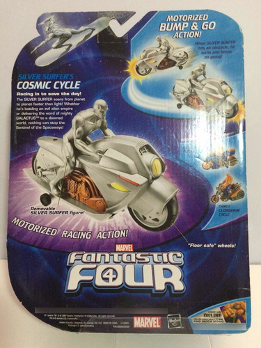 Silver Surfer Acción Motorizada 4 Fantásticos.