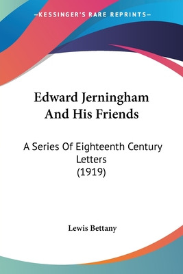 Libro Edward Jerningham And His Friends: A Series Of Eigh...