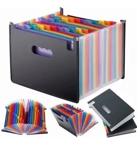 comprar A4 Carpeta Organizadora Clasificadora Archivo 24 Fuelles