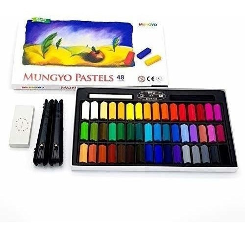 Set De 48 Pasteles Suaves Mungyo Con Materiales De Dibujo   