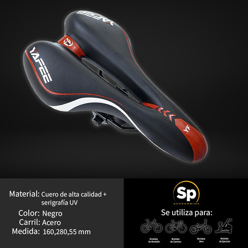 Imagen 4 de 10 de Asiento Sp Bkes Para Bicicleta Universal Con Broche