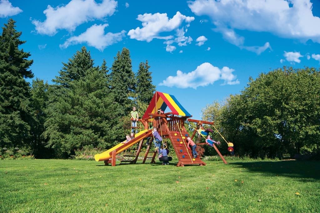 Juegos Jardin Exterior Infantiles Rainbow | Mercado Libre