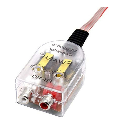 Conversor Impedancia Amplificador Para Auto Rca Radio Audio