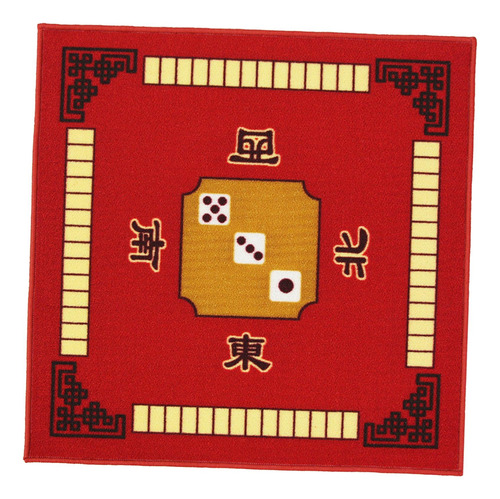 Mantel Mahjong, Tablero De Tela Mahjong, Mantel Rojo