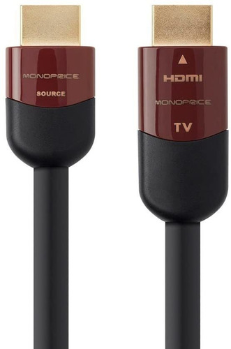 Cable Hdmi Activo Monoprice De 60ft 4k 24hz 24awg 10.2gbps