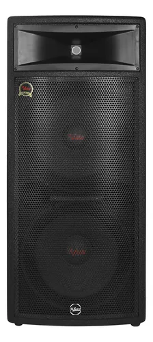 Caixa Som 2 Falantes 15 Pol Driver Titânio Bluetooth Usb Mp3