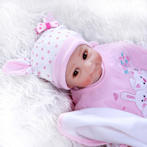 Decdeal Reborn - Muñeca De Bebé (53 Cm), Diseño De Cara Dulc