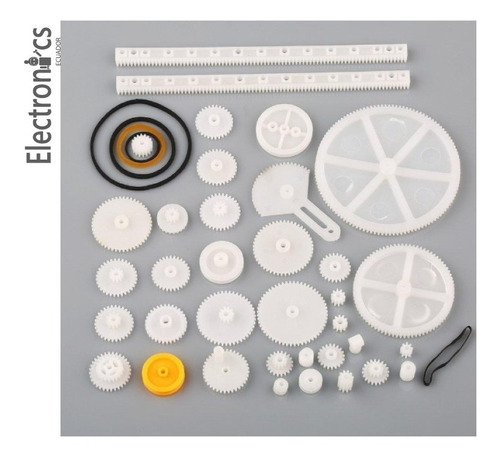Kit De Engranes Plasticos Proyectos Maquetes Arduino Nuevo