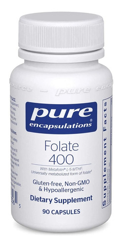 Pure Encapsulations | Folato 400 Neural Health I 90 Capsules